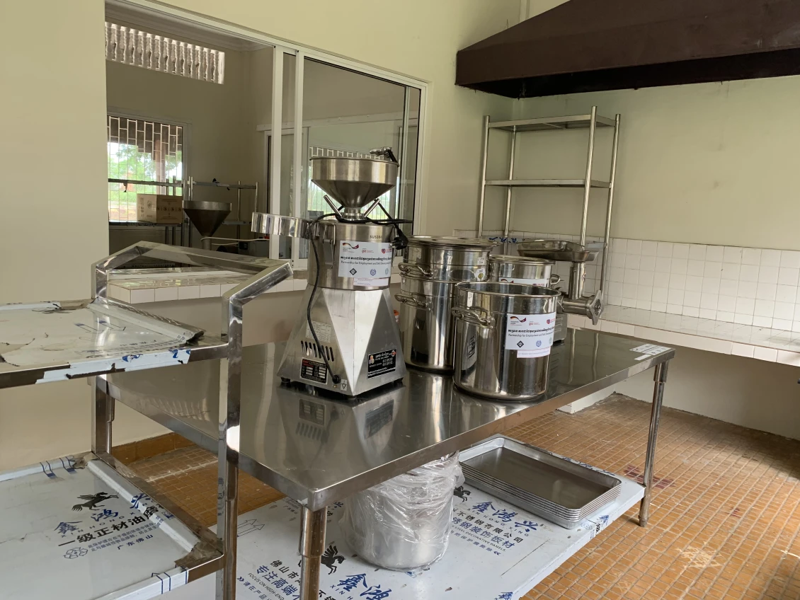 New food processing equipment for the course