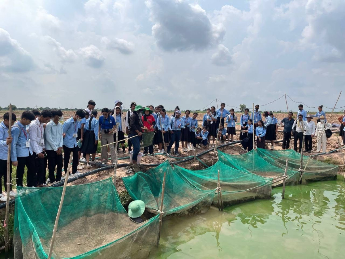 Growing Aquaculture Skills for Cambodian Students’ Futures