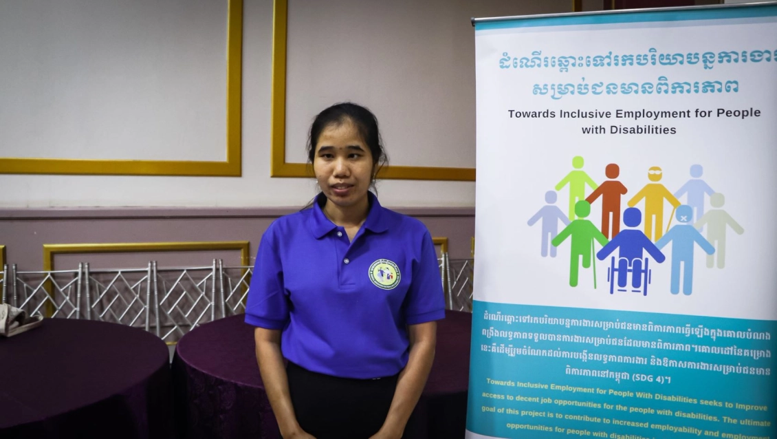 Navy, another student graduated from the Entrepreneurship Training